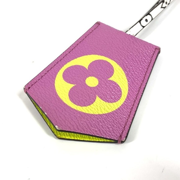 LOUIS VUITTON White Monogram Canvas Bag Charm - Picture 2 of 5